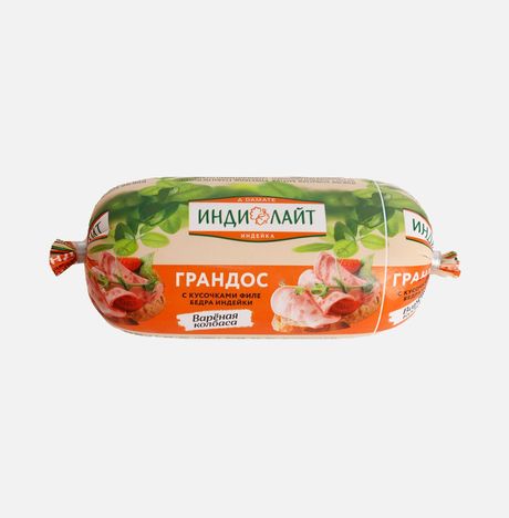 Колбаса Индилайт Грандос с филе индейки 400г