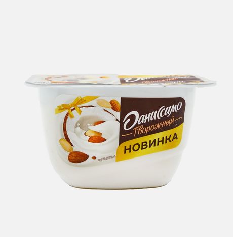 Продукт творожный Даниссимо Миндально-кокосовый десерт 6.8%130г