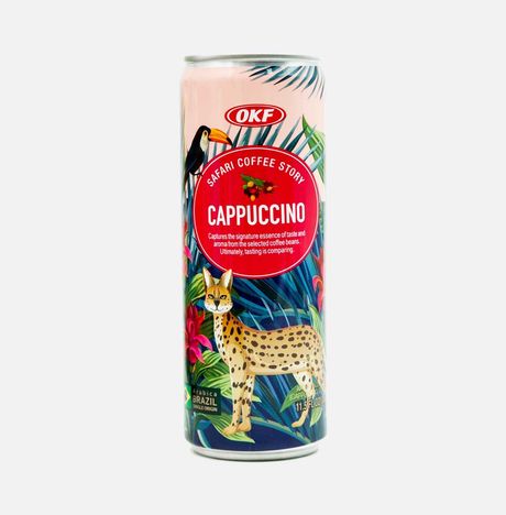 Напиток кофейный ОКФ со вкусом каппучино ж/б 340мл
