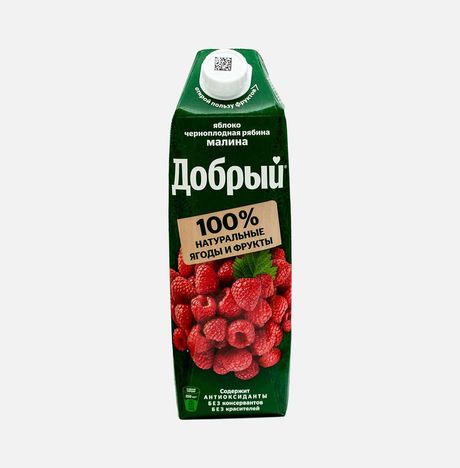 Нектар Добрый Яблоко/рябина/малина т/п 1л