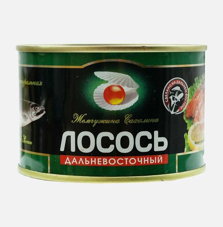 Лосось Жемчужина Сахалина дальневосточный ж/б 245г
