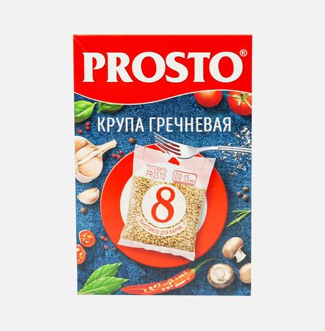 Крупа Просто Гречневая в пакетиках к/к 500г