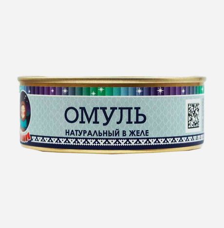 Омуль Ямалик натуральный в желе ж/б 240г