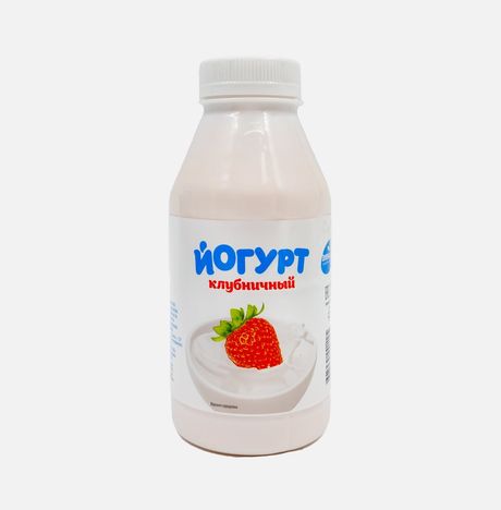 Йогурт Зеленый луг Клубничный 2.5% пл/б 340г