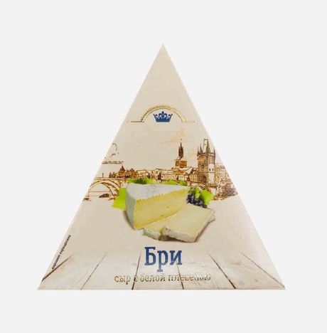 Сыр Калория Бри с белой плесенью 50% вес