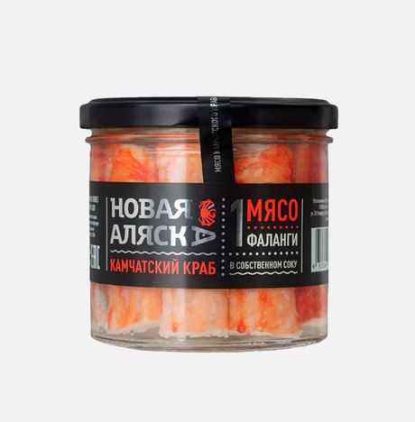 Мясо краба Новая Аляска первая фаланга в с/с ст/б 190г