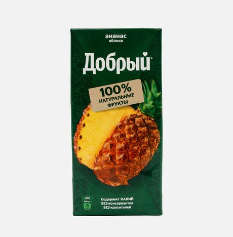 Нектар Добрый Ананас-яблоко 2л