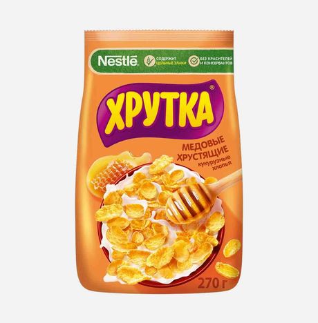 Завтрак Нестле Хрутка Медовые хлопья м/у 270г