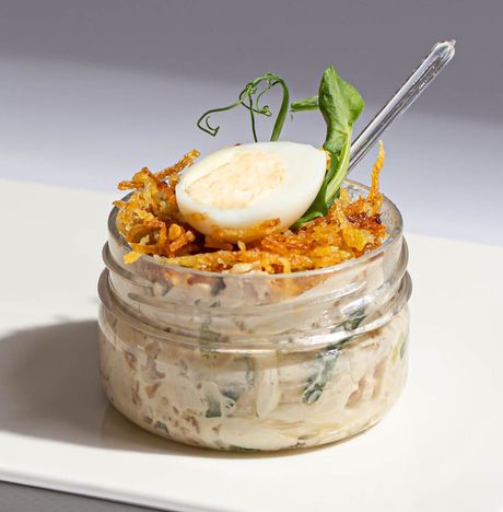 Набор фуршетный Салат Гнездо глухаря с курицей 80г*6шт