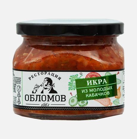 Икра Ресторация Обломов из молодых кабачков ст/б 320г