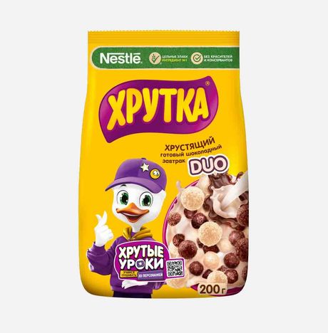 Завтрак Хрутка Дуо готовый пл/пак 200г
