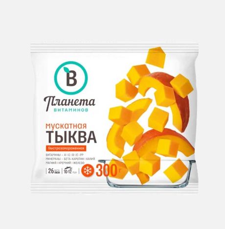 Тыква Планета Витаминов резаная с/м 300г