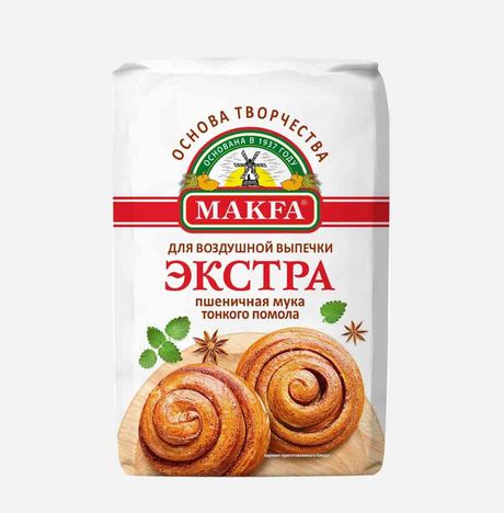 Мука Макфа Экстра пшеничная тонкого помола 2кг