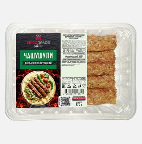 Колбаски Мясоделов по-грузински Чашушули охл м/а 270г