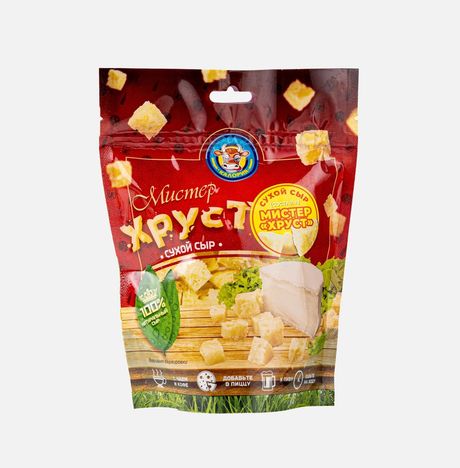 Сыр Калория Мистер Хруст сухой 40% пл/уп 50г