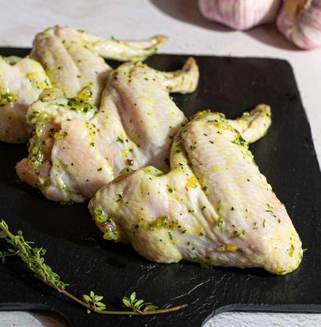 Крылышки куриные в чесночном маринаде Колбасный цех п/ф вес