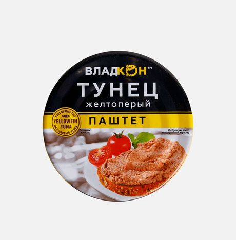 Паштет Владкон из тунца желтоперого ж/б 100г