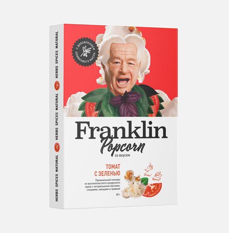 Попкорн Франклин со вкусом Томат с зеленью в зернах 80г