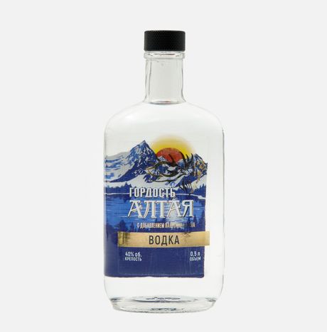 Водка Гордость Алтая  40% ст/б 0,5л