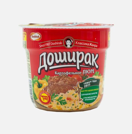 Пюре Доширак картофельное со вкусом мяса пл/ст 40г