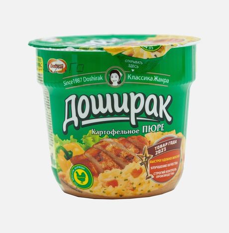Пюре Доширак картофельное со вкусом курицы пл/ст 40г
