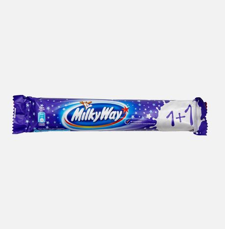 Батончик Милки Вэй с суфле шоколадный 1+1 52г