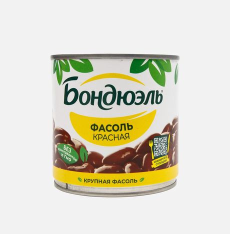 Фасоль Бондюэль красная ж/б 425мл