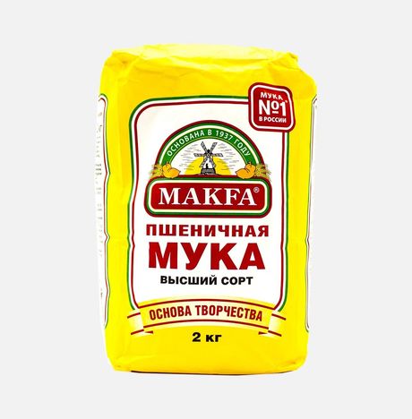 Мука Макфа Пшеничная в/с 2кг