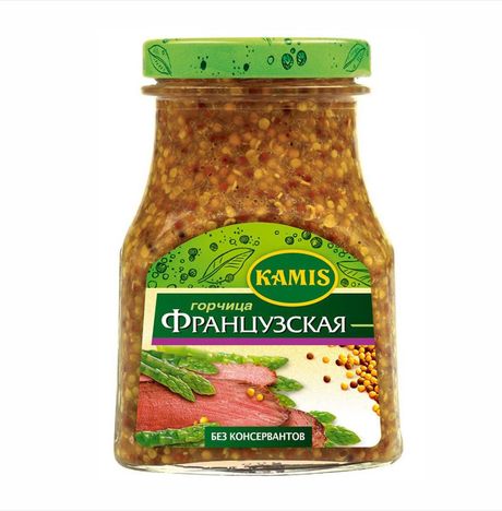 Горчица Камис Французская ст/б 185г