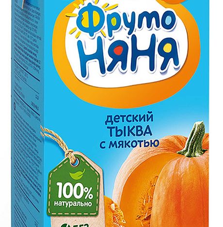 Нектар ФрутоНяня Тыква с мякотью т/п 500мл