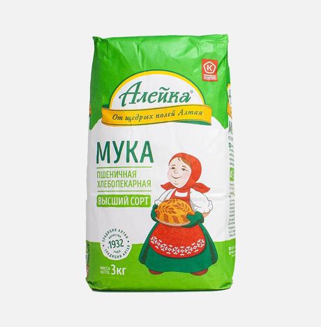 Мука Алейка в/с бум/пак 3кг