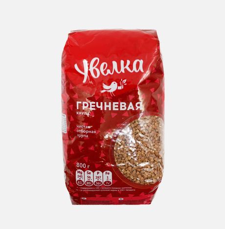 Гречка Увелка Экстра пл/пак 800г