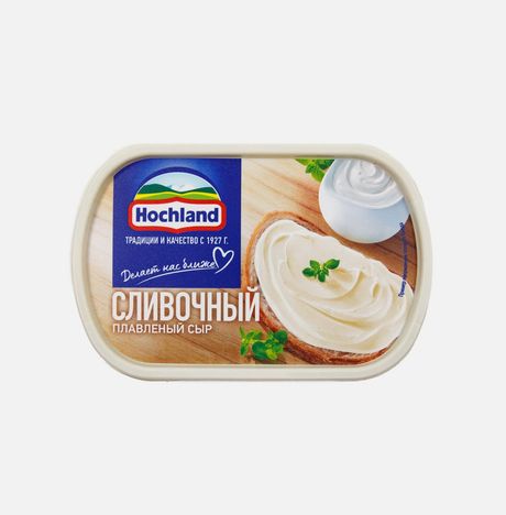 Сыр Хохланд плавл Сливочный 55% пл/уп 200г