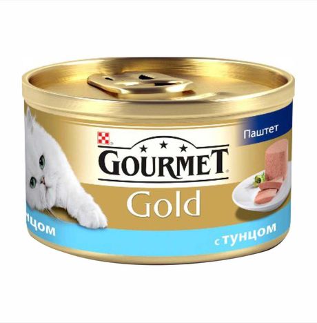 Корм Гурмэ Голд Паштет с тунцом ж/б/ключ 85г