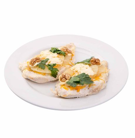 Грудки куриные запеченные с ананасами вес