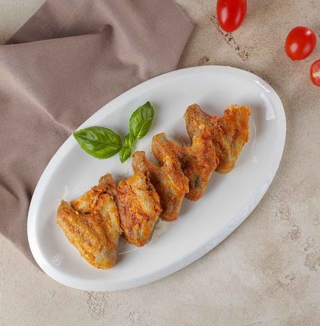 Крылышки куриные под маринадом жареные вес