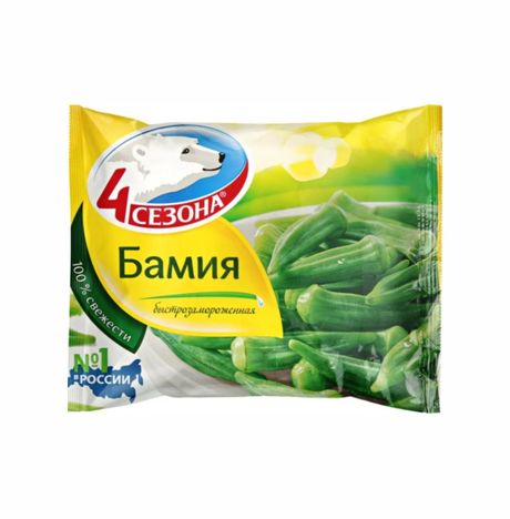 Бамия 4 Сезона с/м пл/пак 400г