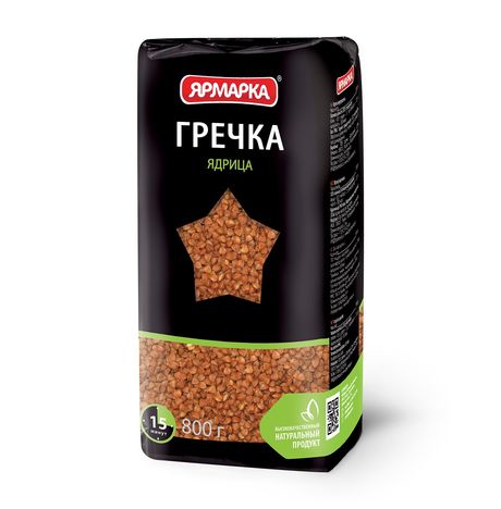Крупа Ярмарка Греча ядрица пл/пак 800г