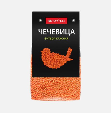 Чечевица Браволли Футбол красная 350г