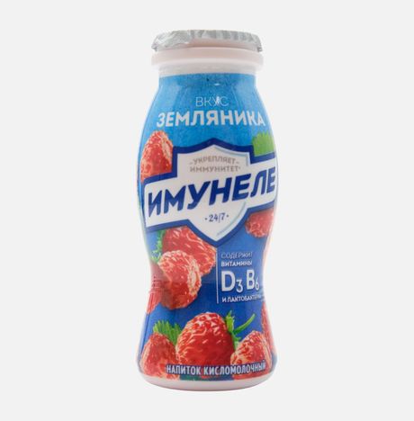Напиток к/м Имунеле Земляника 1.2% 100г