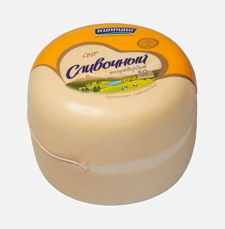 Сыр Киприно Сливочный 50% вес