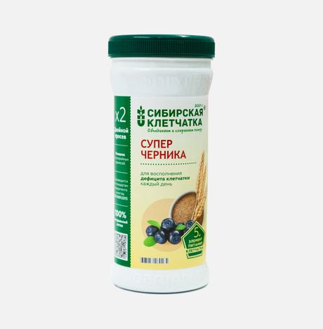 Клетчатка Сибирская клетчатка Суперчерника 280г