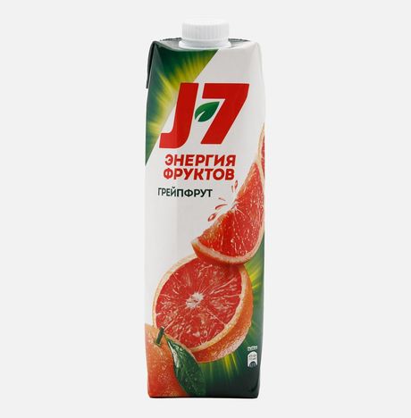 Нектар J-7 Грейпфрутовый с мякотью 0,97-1л