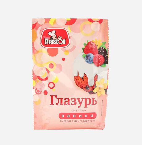 Глазурь Престон со вкусом ванили 50г