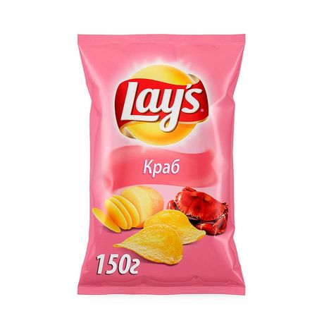 Чипсы Лэйс Краб 150г