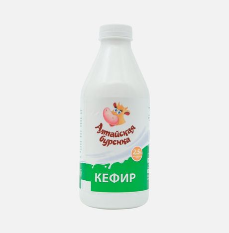 Кефир Алтайская Буренка 2.5% пл/бут 850г