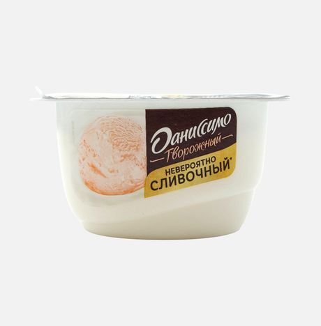 Продукт творожный Даниссимо со вкусом Пломбира 5.4% пл/ст 130г