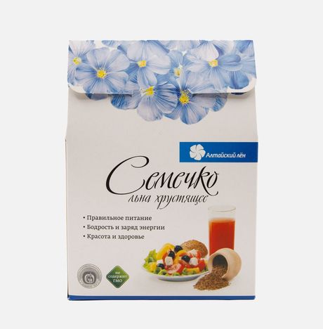 Семечко льна Алтайский лен хрустящее к/к 300г