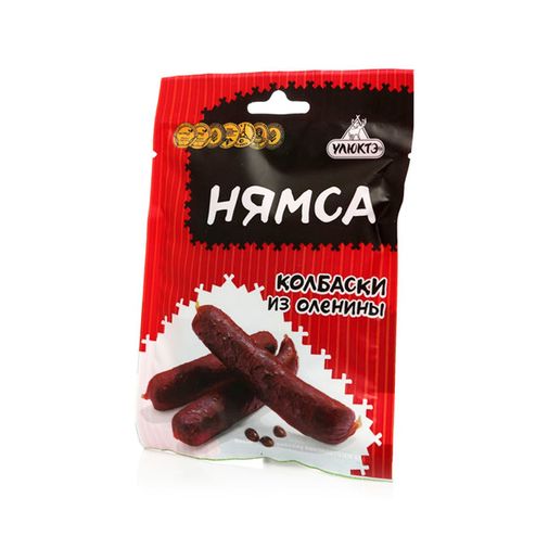 Колбаски Улюктэ Нямса из Оленины с/к 60г
