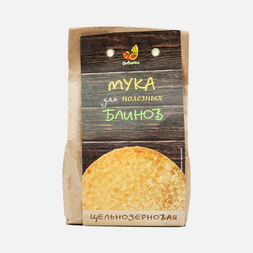 Мука Дивинка Цельнозерновая для блинов бум/пак 700г